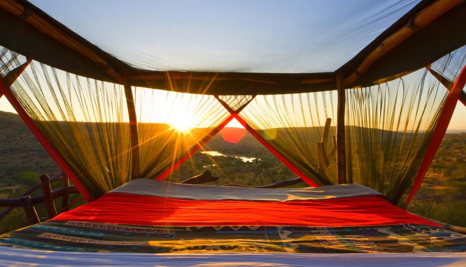 Bed View, Loisaba Star Beds, Laikipia, Kenya