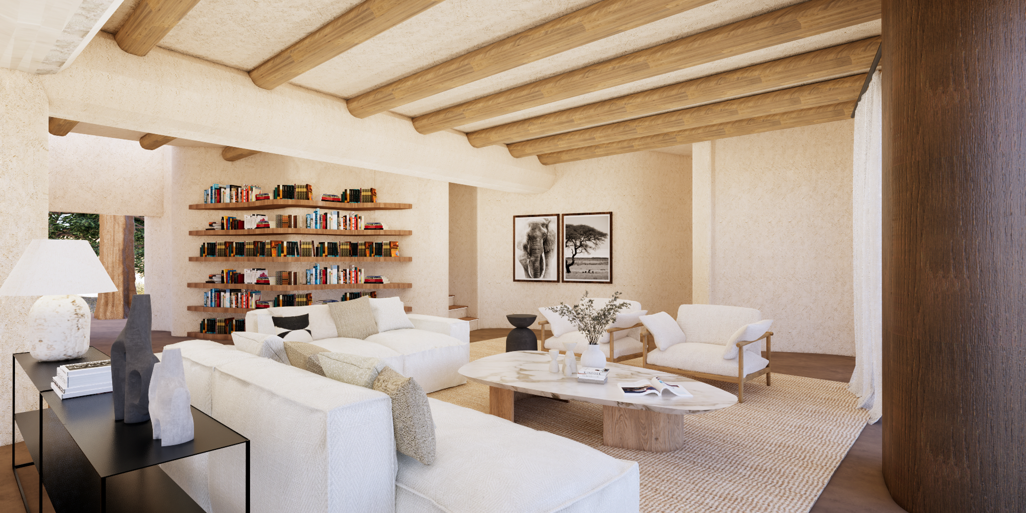 Lounge, Chongwe House, Lower Zambezi, Zambia