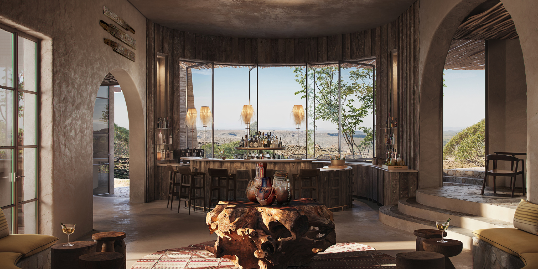 Bar, Suyian Lodge, Laikipia, Kenya