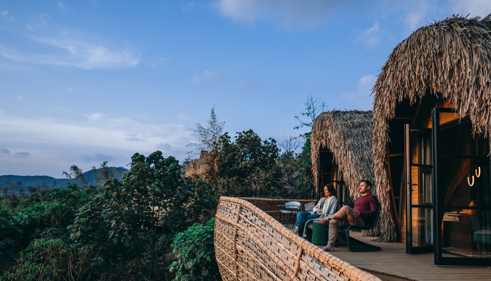Deck, Bisate Reserve, Volcanoes National Park, Rwanda