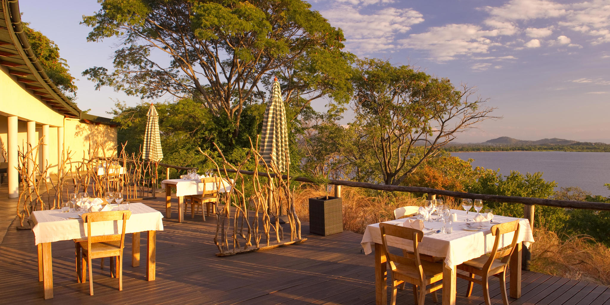 Dining, Pumulani Lodge, Lake Malawi, Malawi