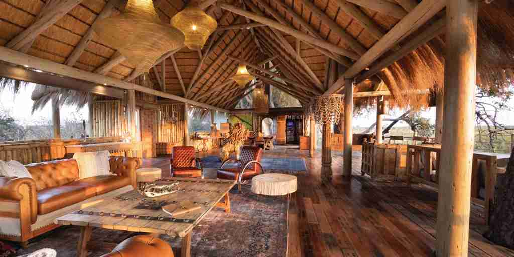 Lounge, Sitatunga Private Island Camp, Okavango Delta, Botswana