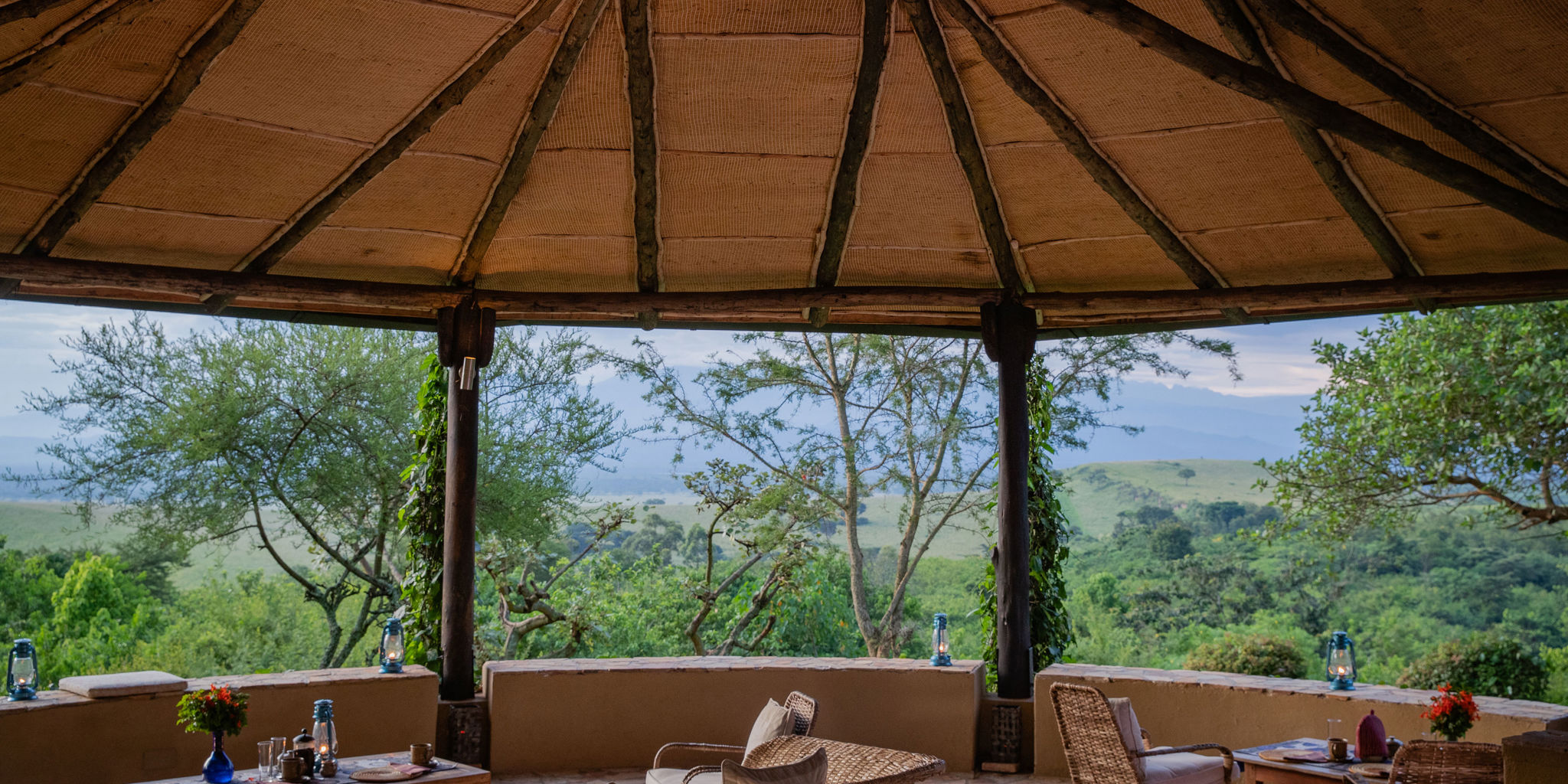Dinner Seating, Kyambura Gorge, Queen Elizabeth Np, Uganda