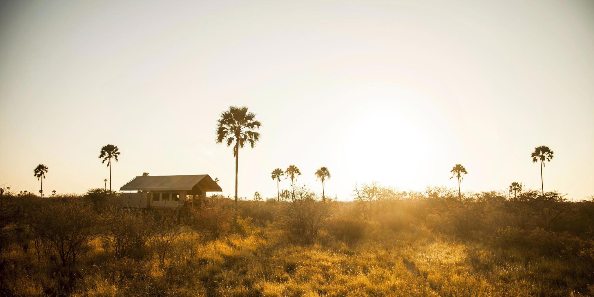 Tent Exterior, Camp Kalahari, Makgadikgadi Pans, Botswana