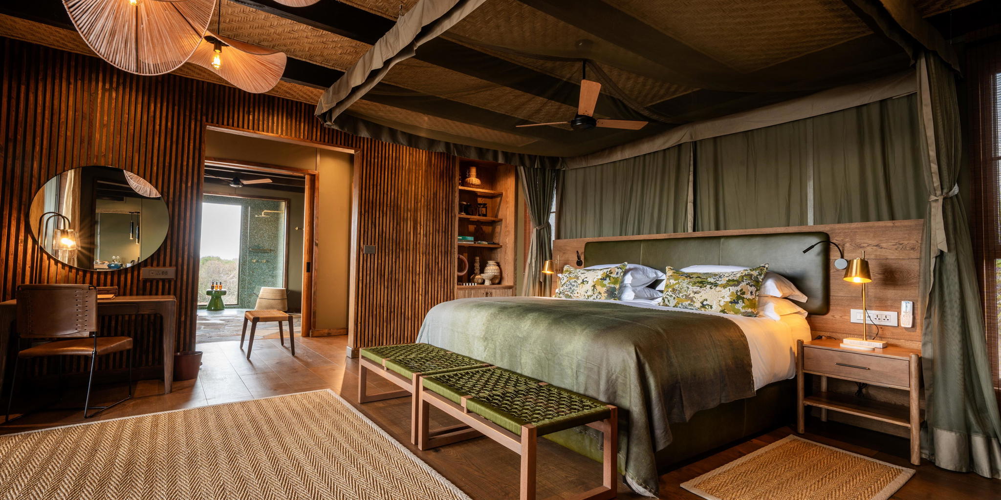 Bedroom, Wilderness Magashi Peninsula, Akagera National Park, Rwanda