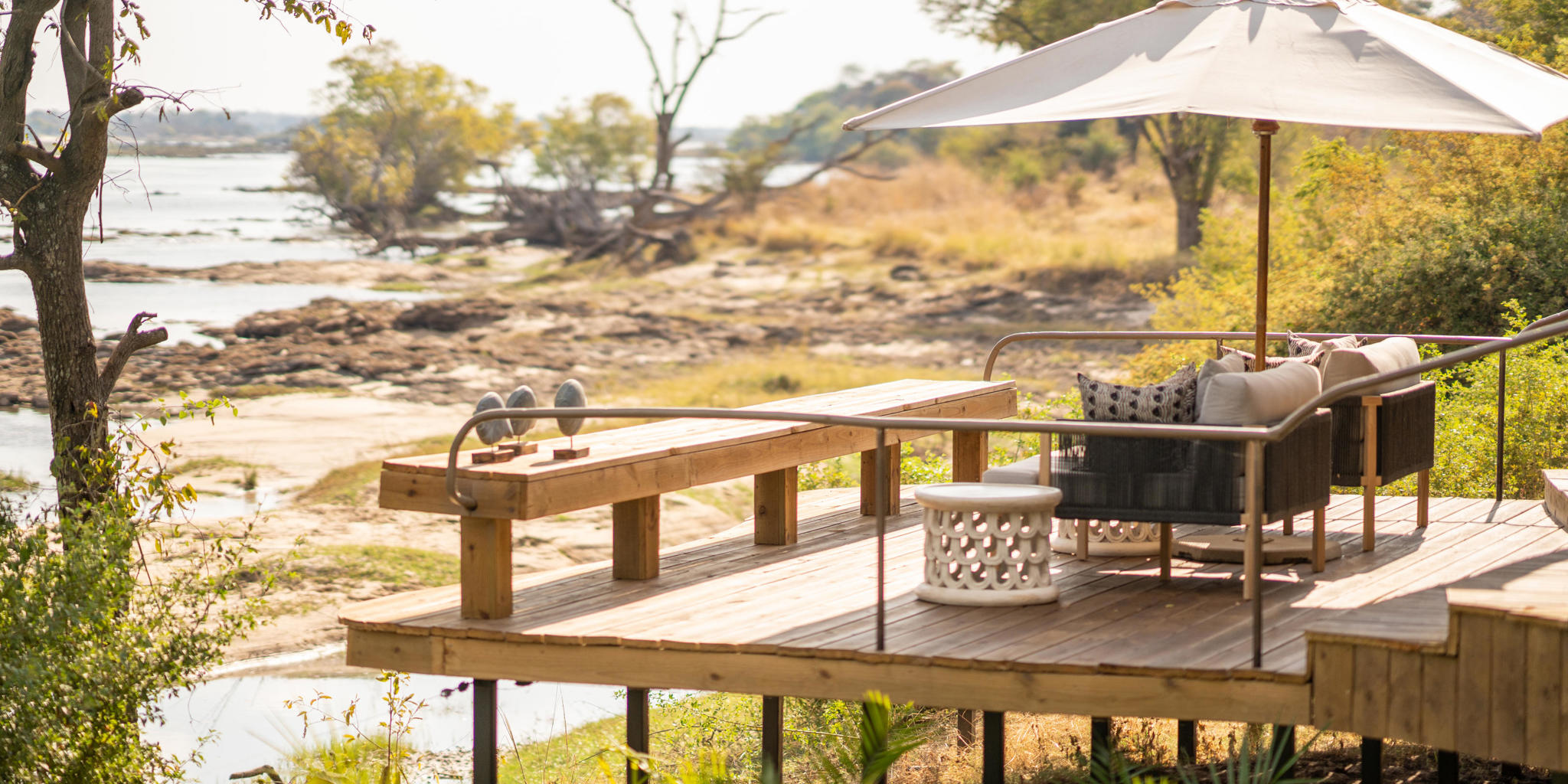 Deck, Toka Leya, Mosi Oa Tunya NP, Zambia