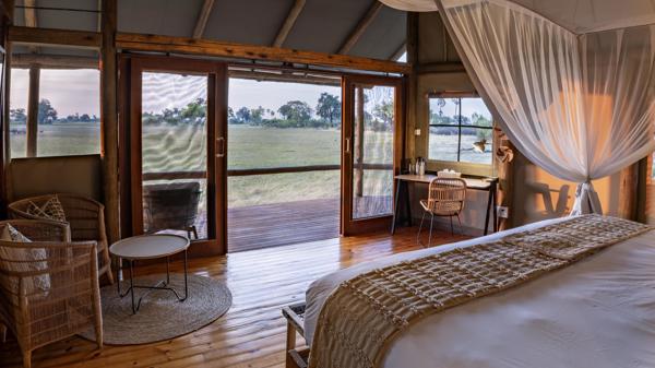Guest Room View, Mokolwane, Okavangao Delta, Botswana