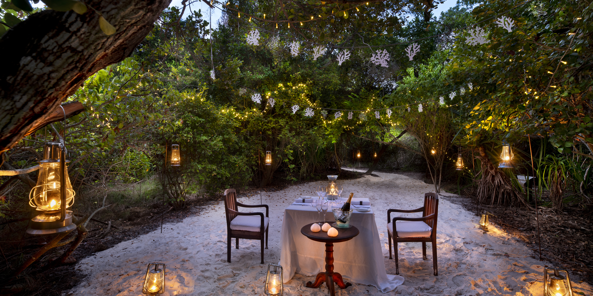 Private Dining, Mnemba Island Lodge, Zanzibar, Tanzania