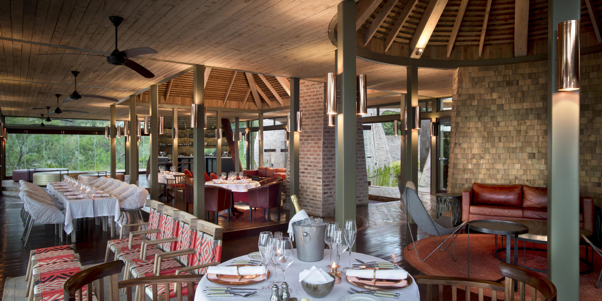 Dining, Angama Mara, Masaai Mara, Kenya