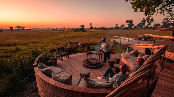 Deck, Little Mombo, Moremi Game Reserve, Botswana