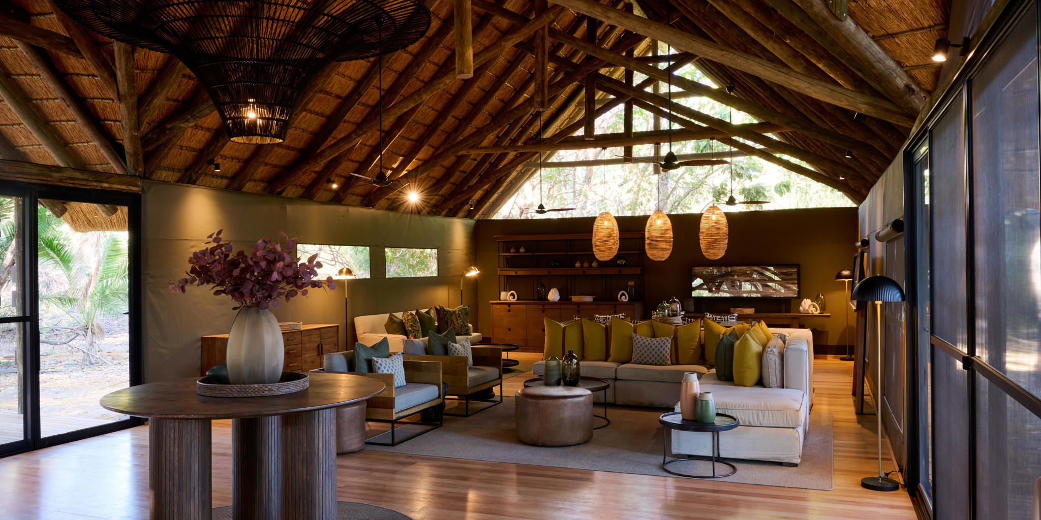Reception, Savute Safari Lodge, Savute, Botswana
