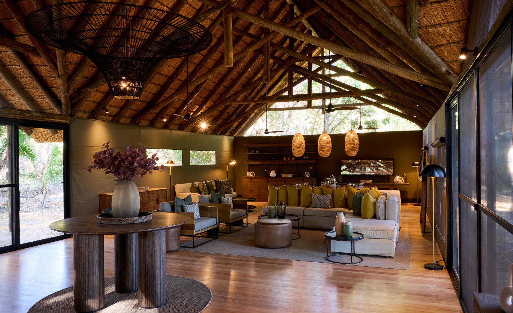 Reception, Savute Safari Lodge, Savute, Botswana
