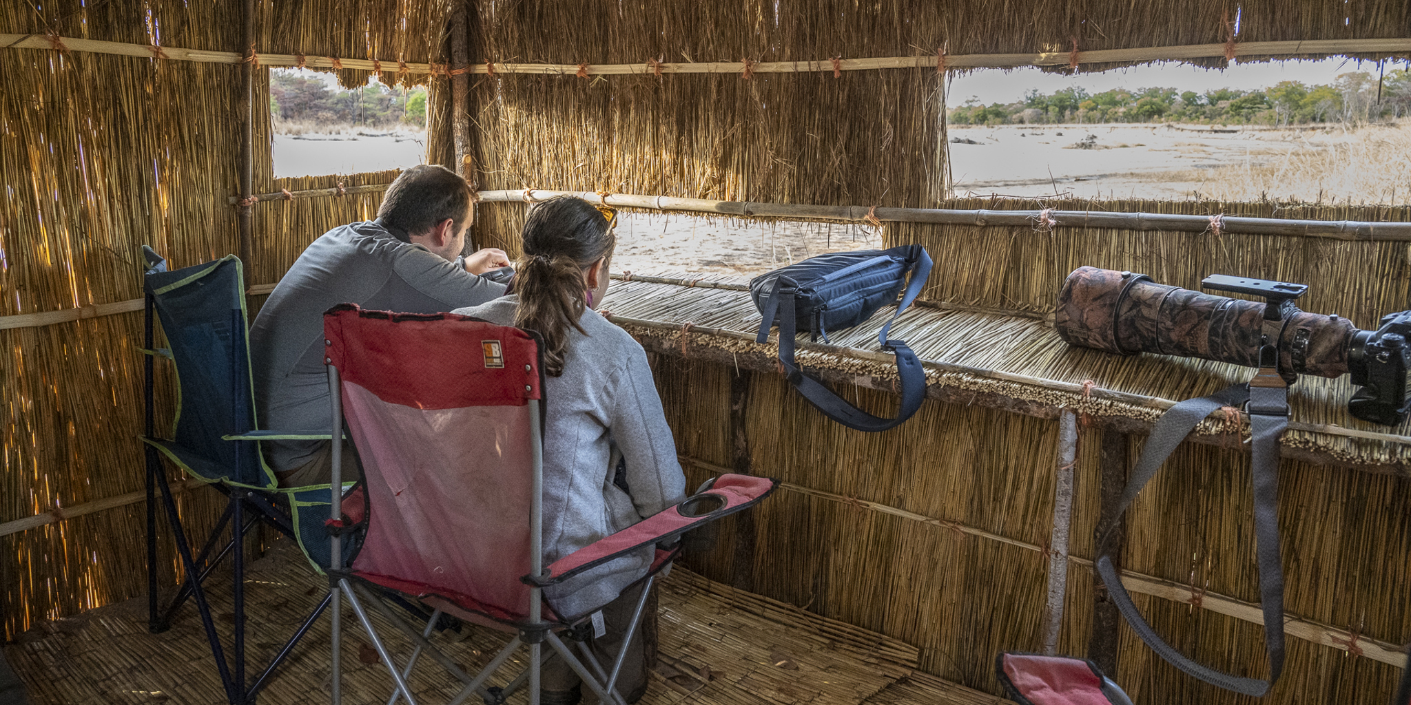 Hide, Nkonzi Bush Camp, South Luangwa, Zambia