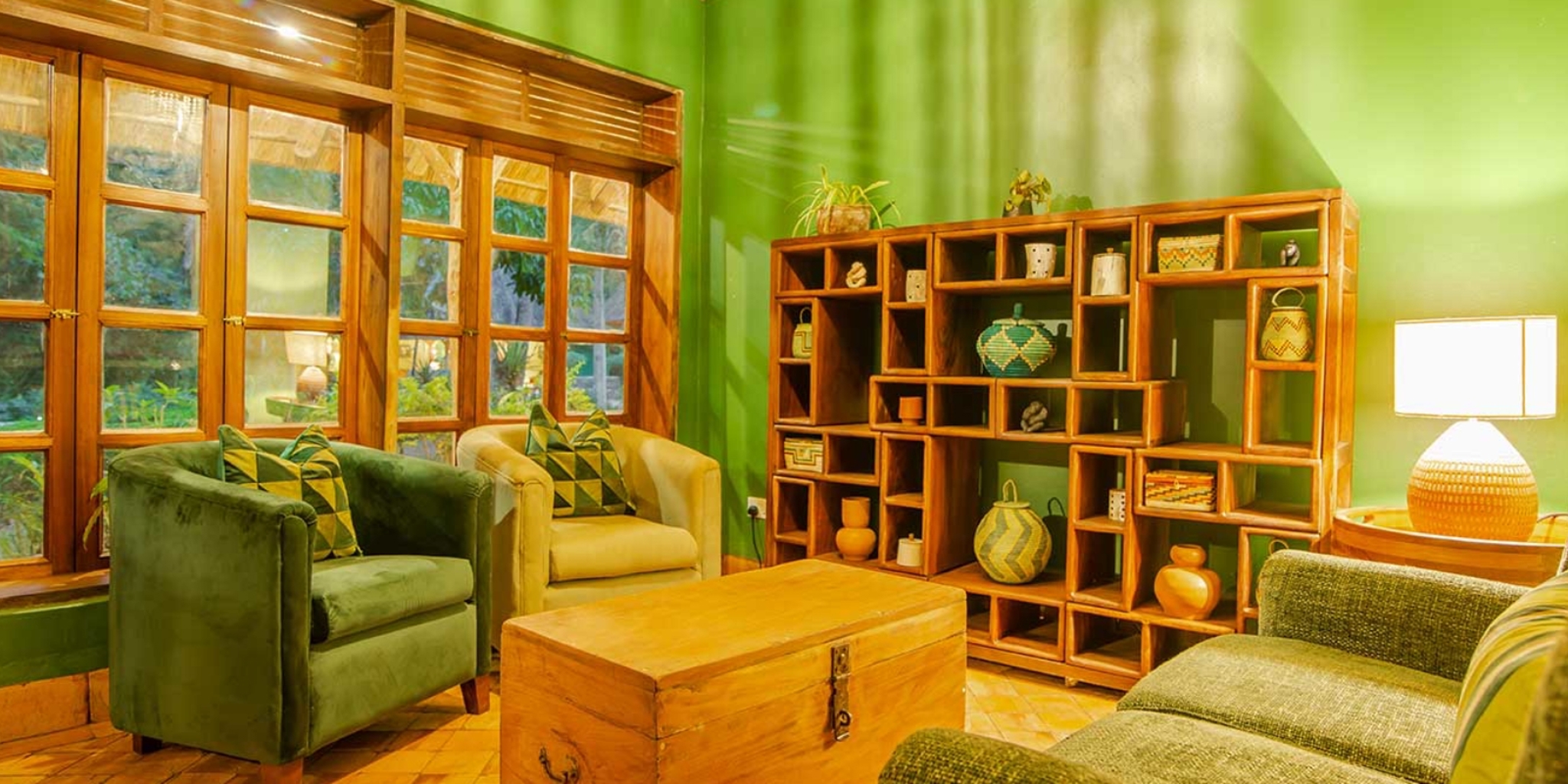 Lounge, Primate Lodge, Kibale National Park, Uganda