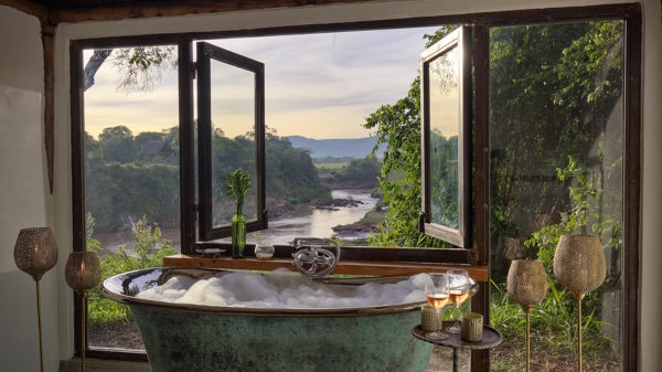 Bath, House In The Wild, Maasai Mara Reserve, Kenya
