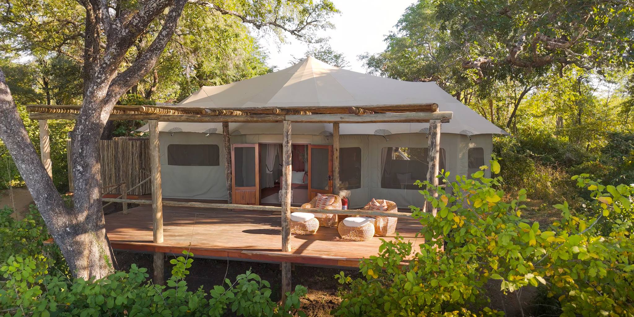 Exterior 2, Chindeni Bush Camp, South Luangwa National Park, Zambia