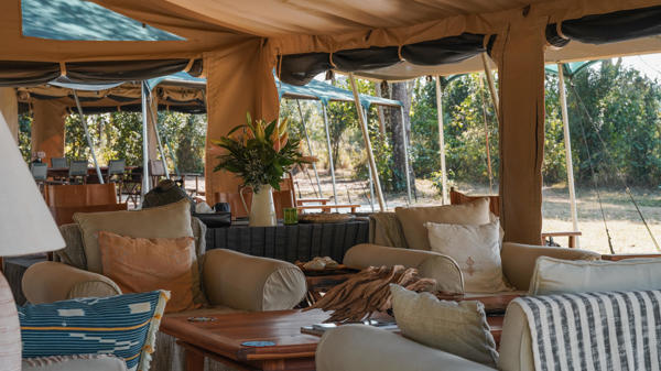 Lounge, Roca River Camp, Maasai Mara, Kenya
