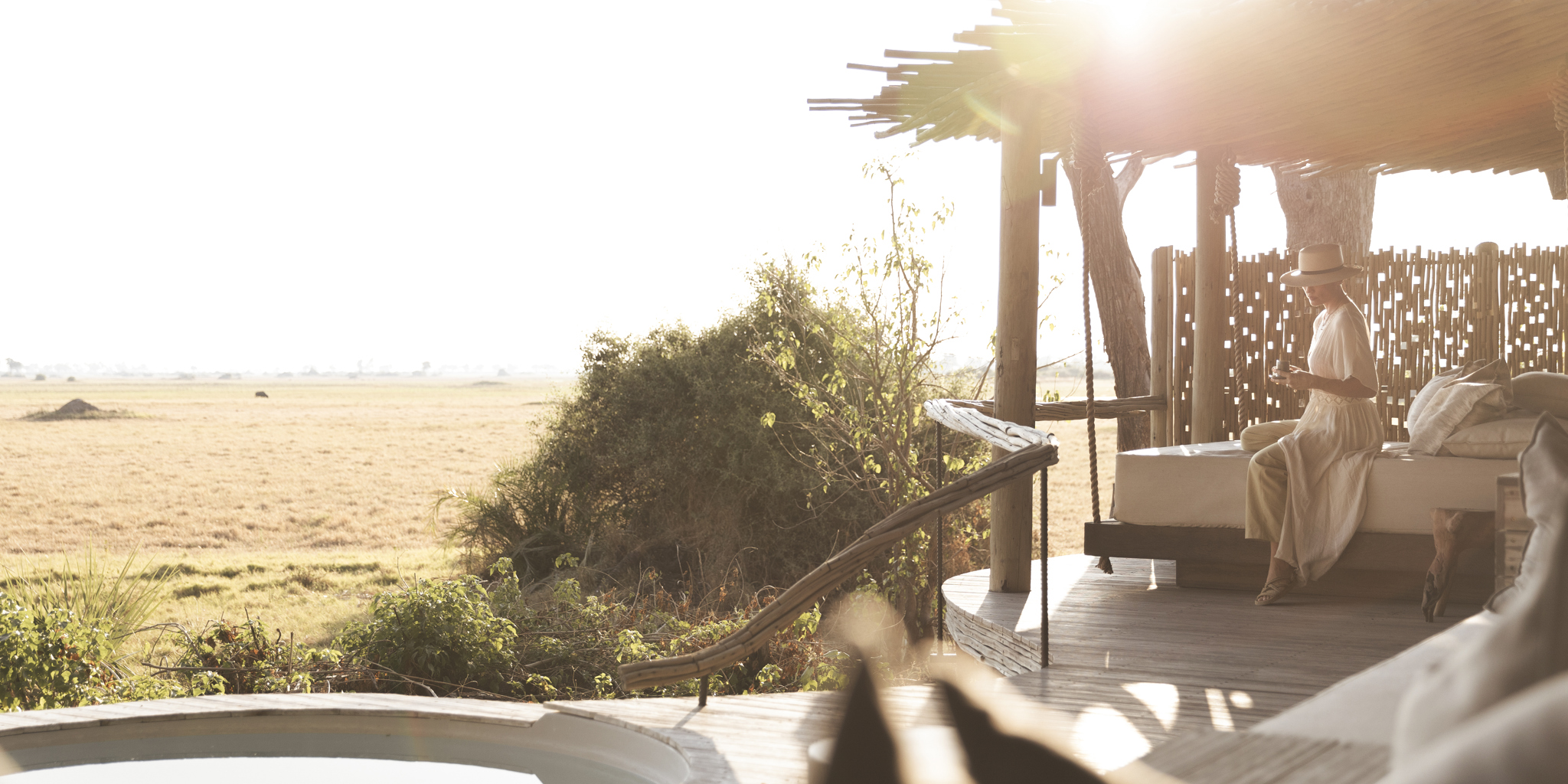 Pool, Mombo, Moremi Game Reserve, Botswana