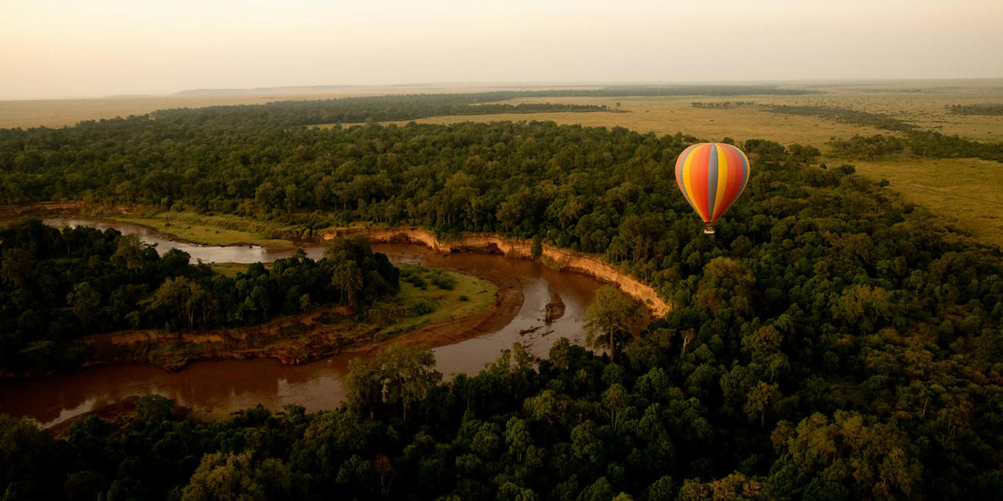 Balloning, Roca River Camp, Maasai Mara, Kenya