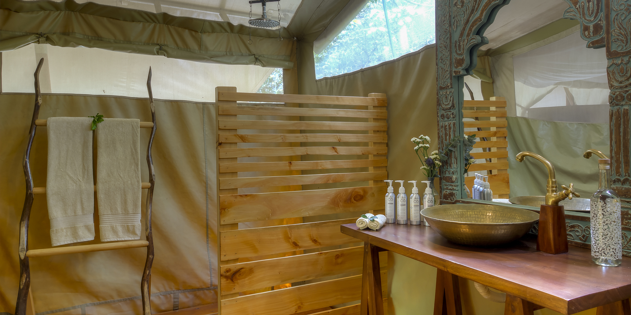 Bathroom, Naibor Camp, Maasai Mara Nature Reserve, Kenya