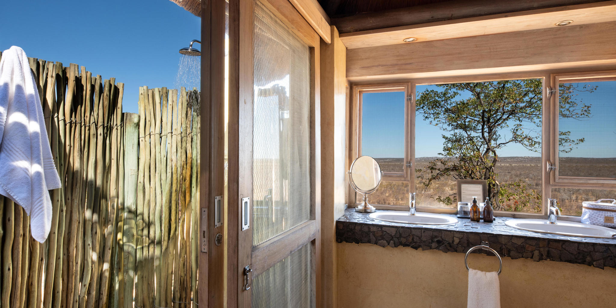 Bathroom, Ongava Lodge, Etosha National Park, Namibia