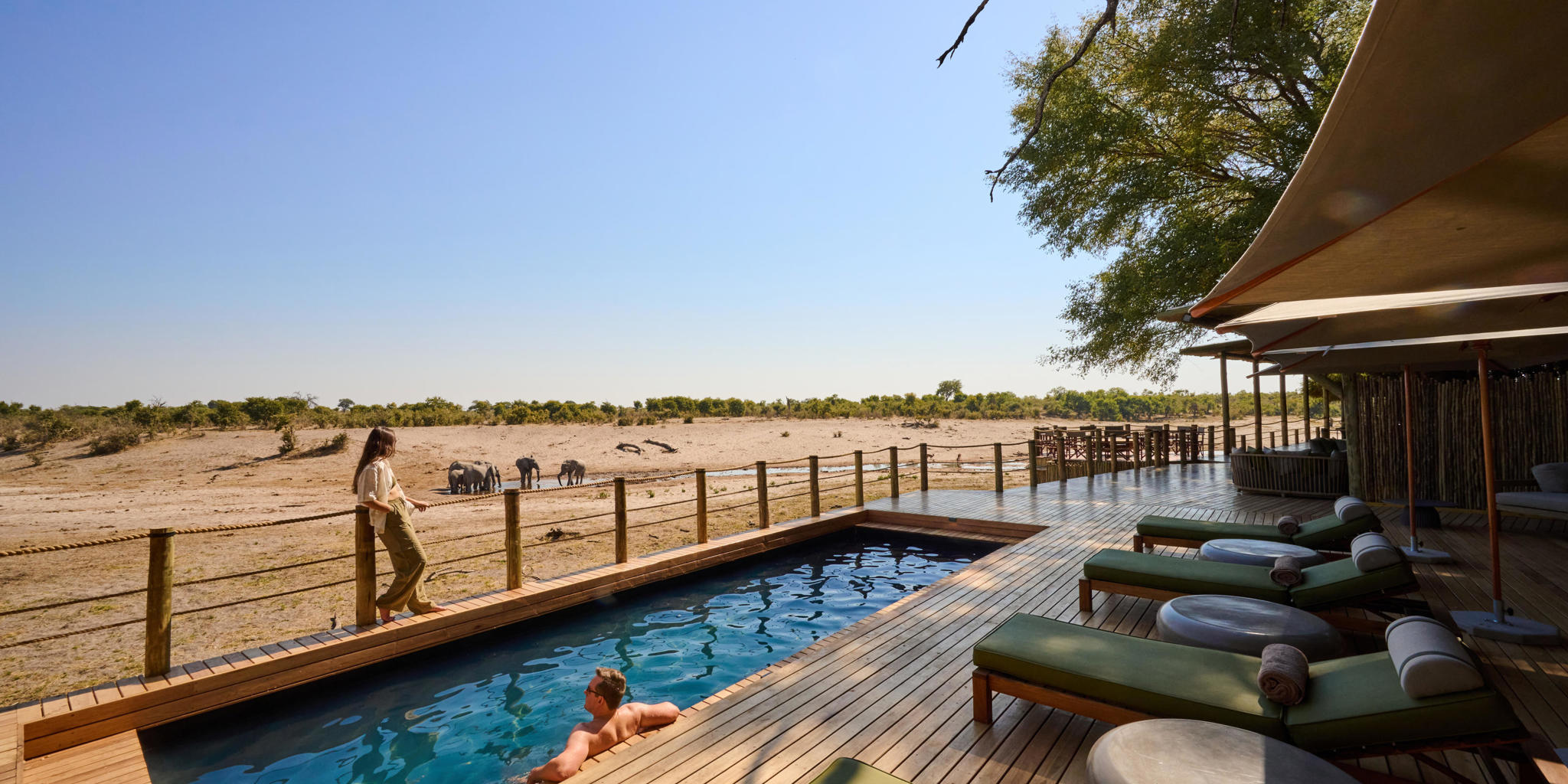 Pool, Savute Safari Lodge, Savute, Botswana