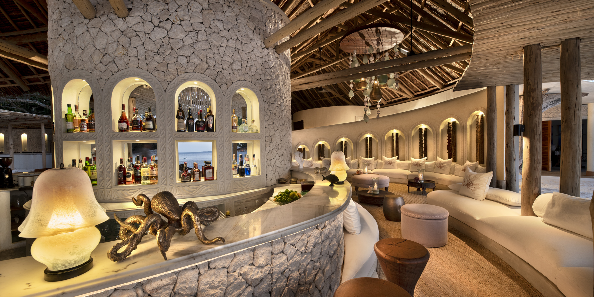 Bar, Mnemba Island Lodge, Zanzibar, Tanzania