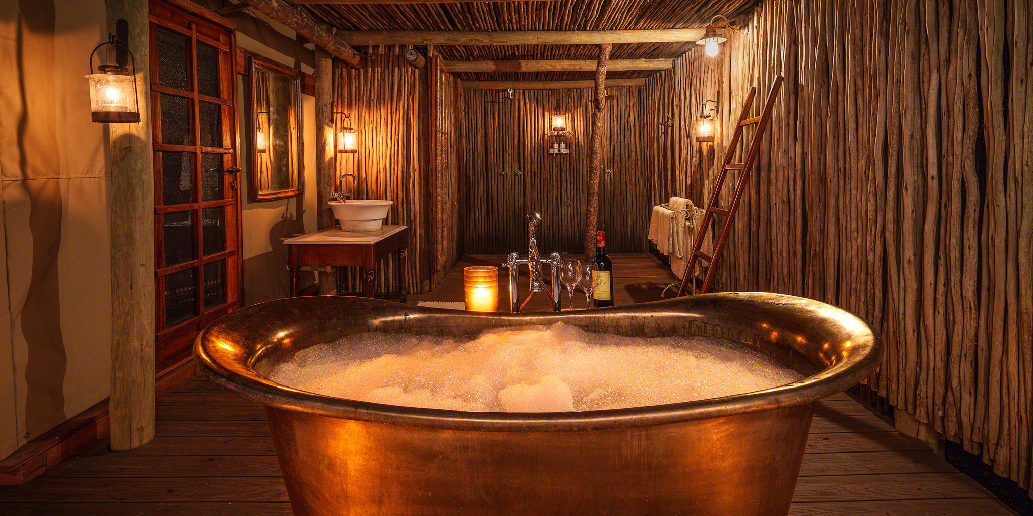 Bathroom, Zungulila, South Luangwa NP, Zambia