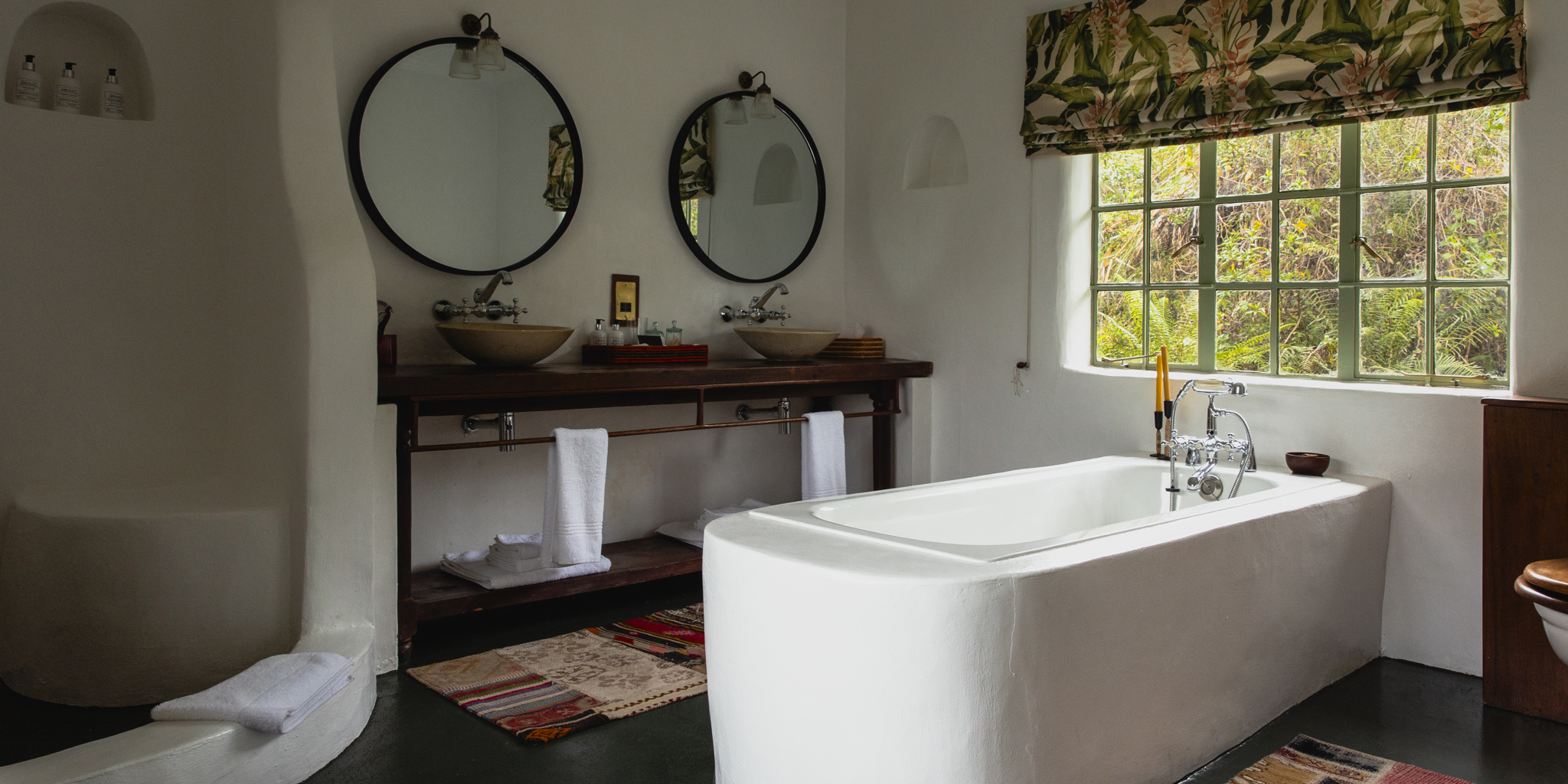 Bathroom, Sabyinyo, Volcanoes National Park, Rwanda