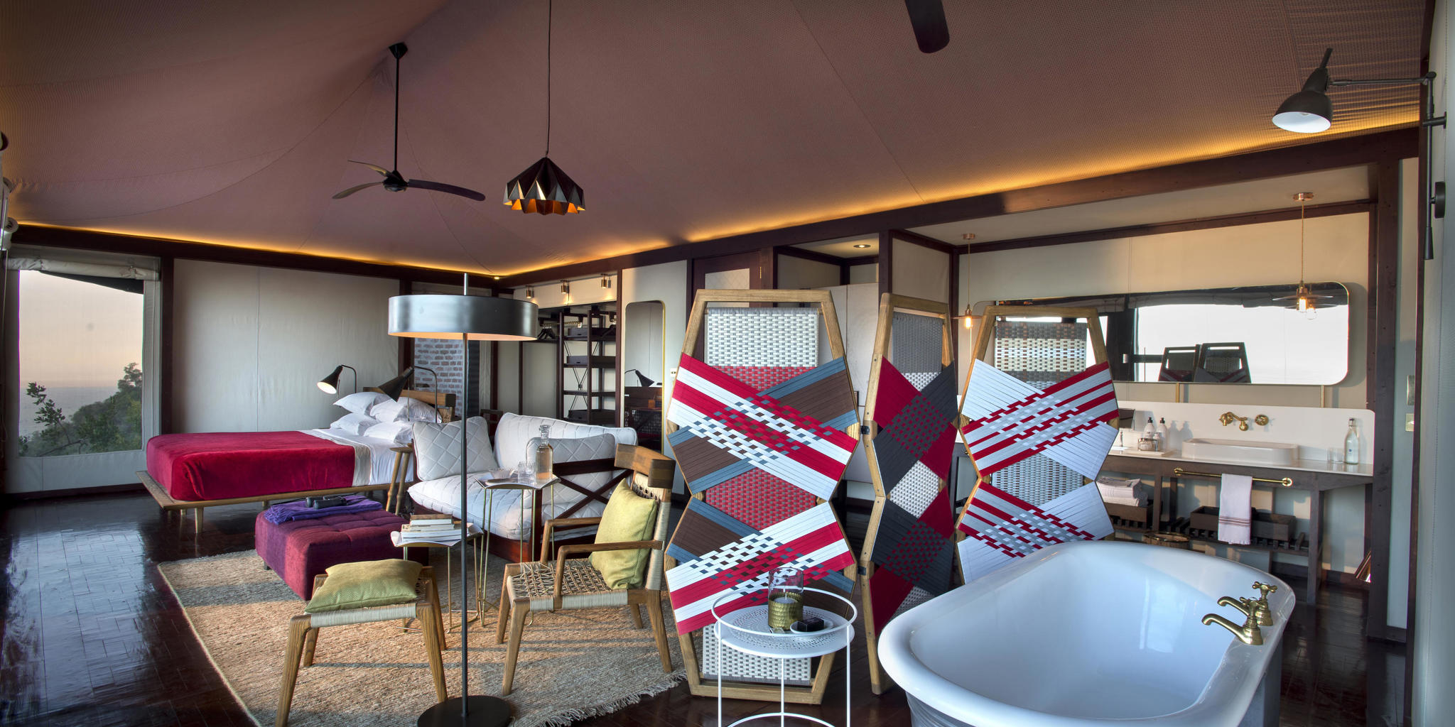 Tented Suite, Angama Mara, Masaai Mara, Kenya