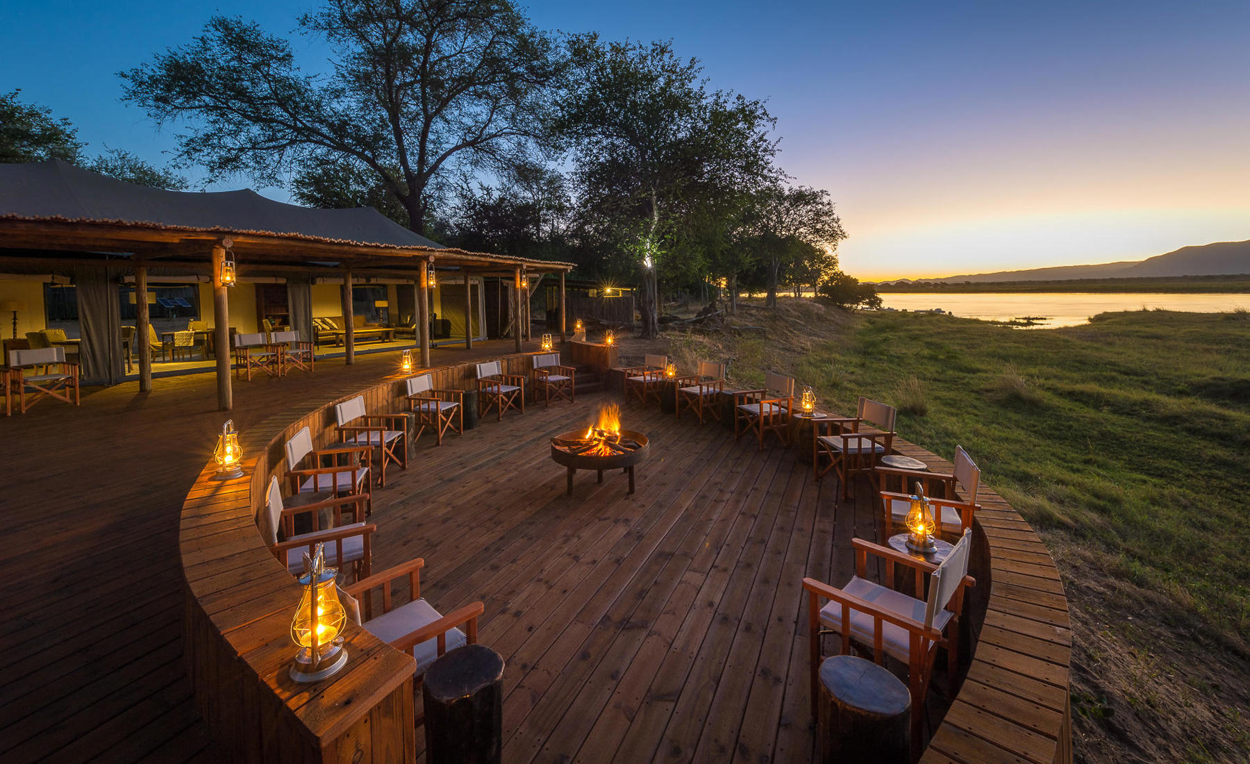 Firepit, Ruckomechi, Mana Pools NP, Zimbabwe