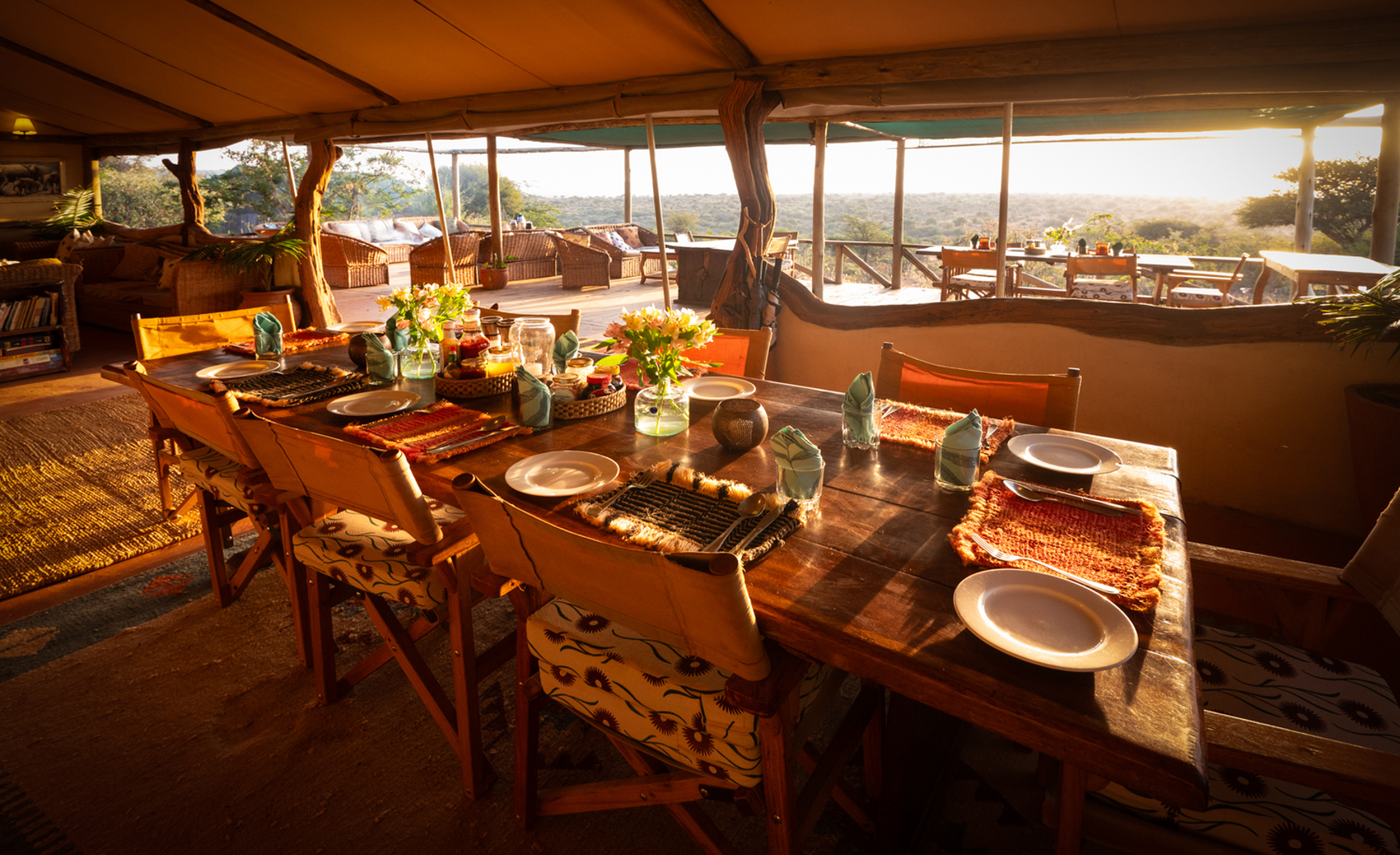 Dining, Laikipia, Laikipia Wilderness, Kenya