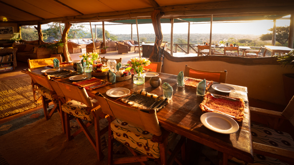 Dining, Laikipia, Laikipia Wilderness, Kenya