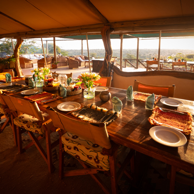 Dining, Laikipia, Laikipia Wilderness, Kenya