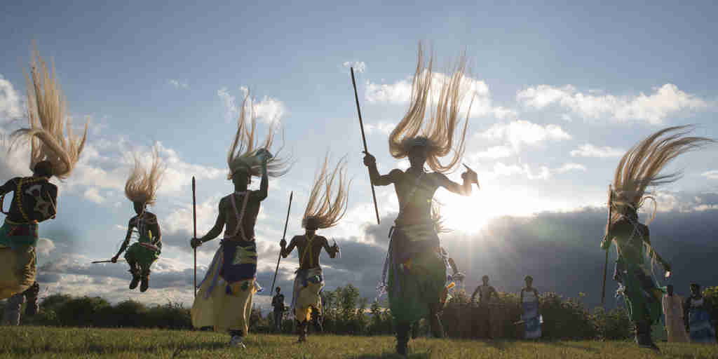 Intore Dancers, Virunga Lodge, Volcanoes National Park, Rwanda