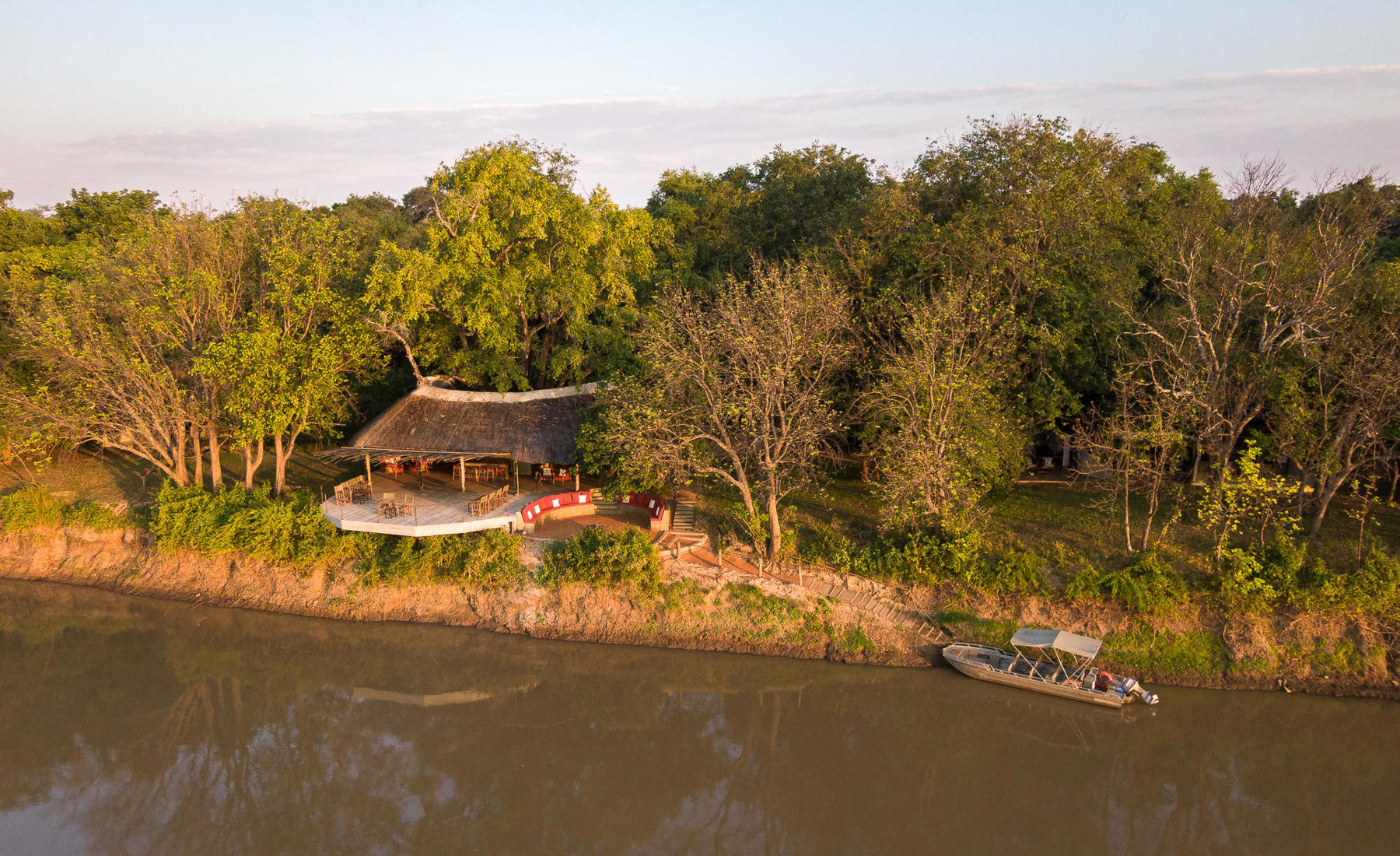 Exterior, Nkwali Camp, South Luangwa, Zambia
