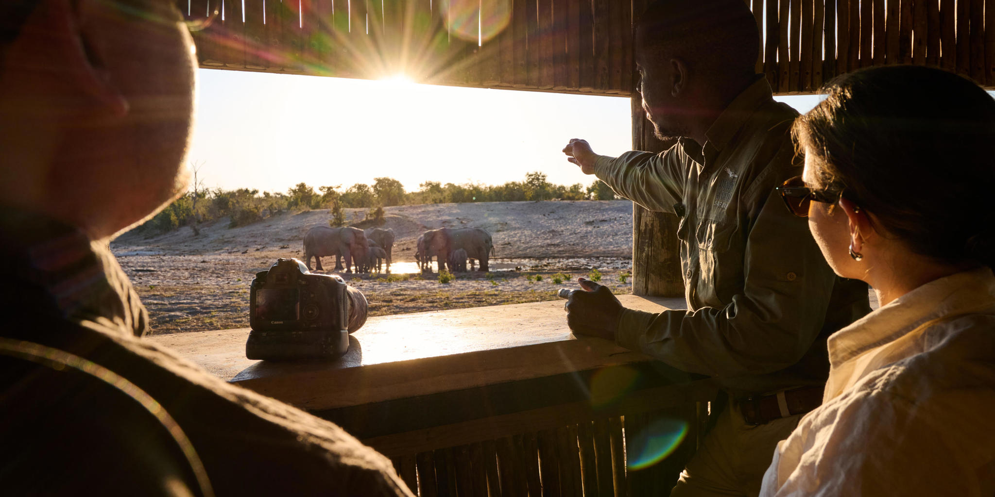 Photographic Hide, Savute Safari Lodge, Savute, Botswana