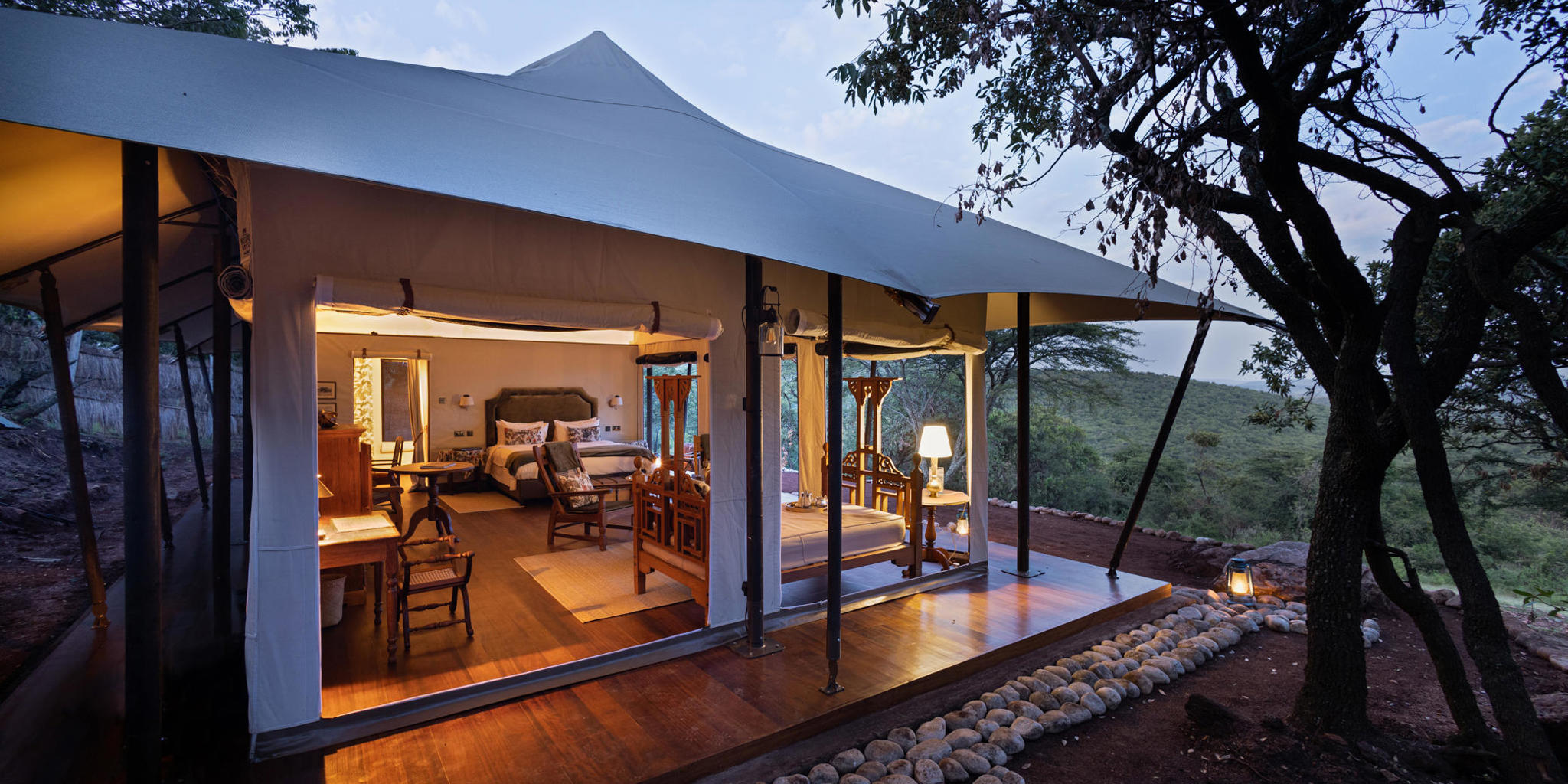 Outside, Cottars 1920 Camp, Maasai Mara, Kenya
