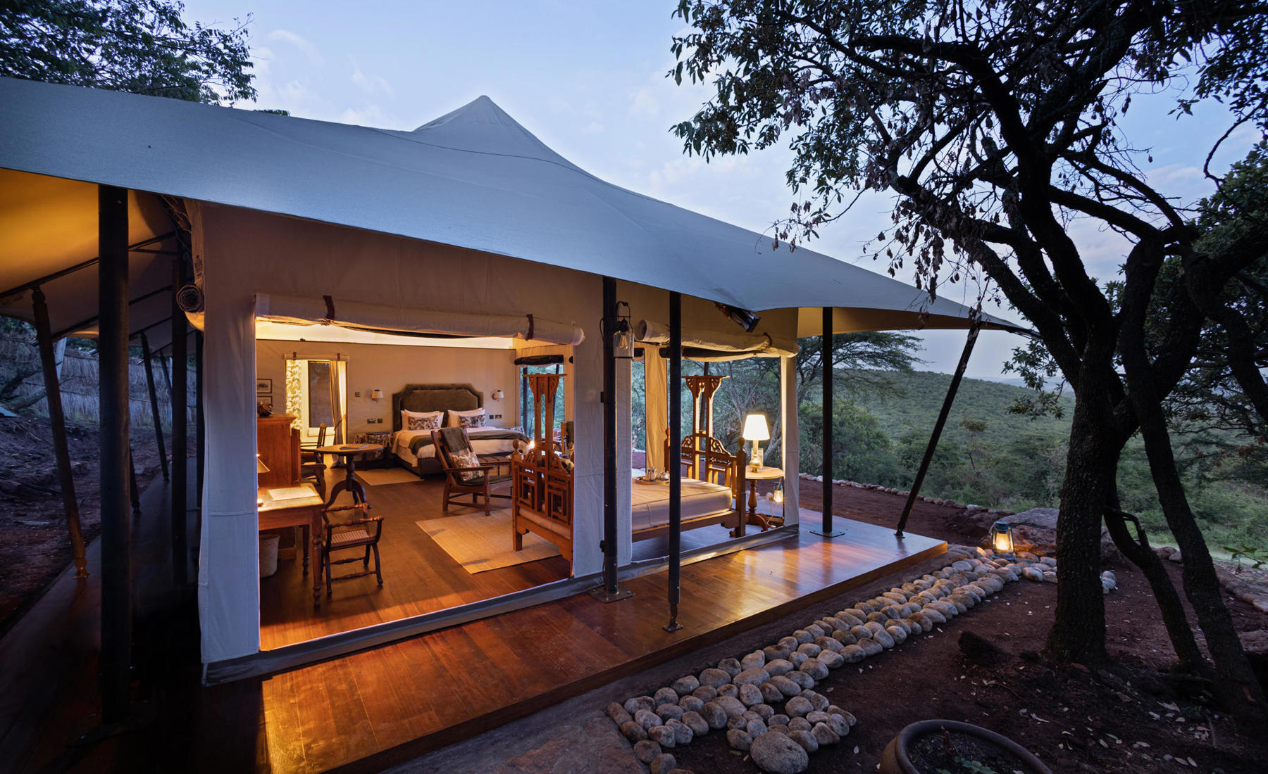 Outside, Cottars 1920 Camp, Maasai Mara, Kenya