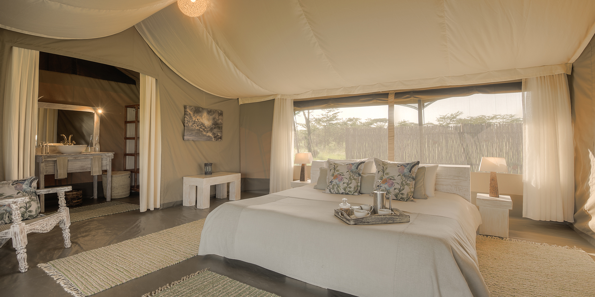 Bedroom, Kicheche Bush Camp, Greater Mara Conservancies, Kenya