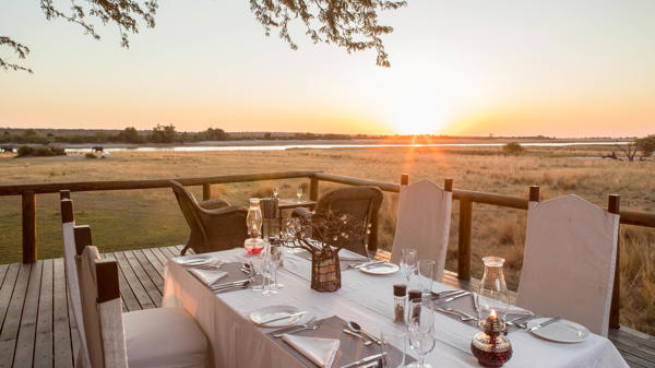 Dining, Chobe Savanna Lodge, Caprivi Strip, Namibia