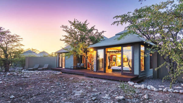 Exterior, Etosha Oberland Lodge, Etosha National Park, Namibia