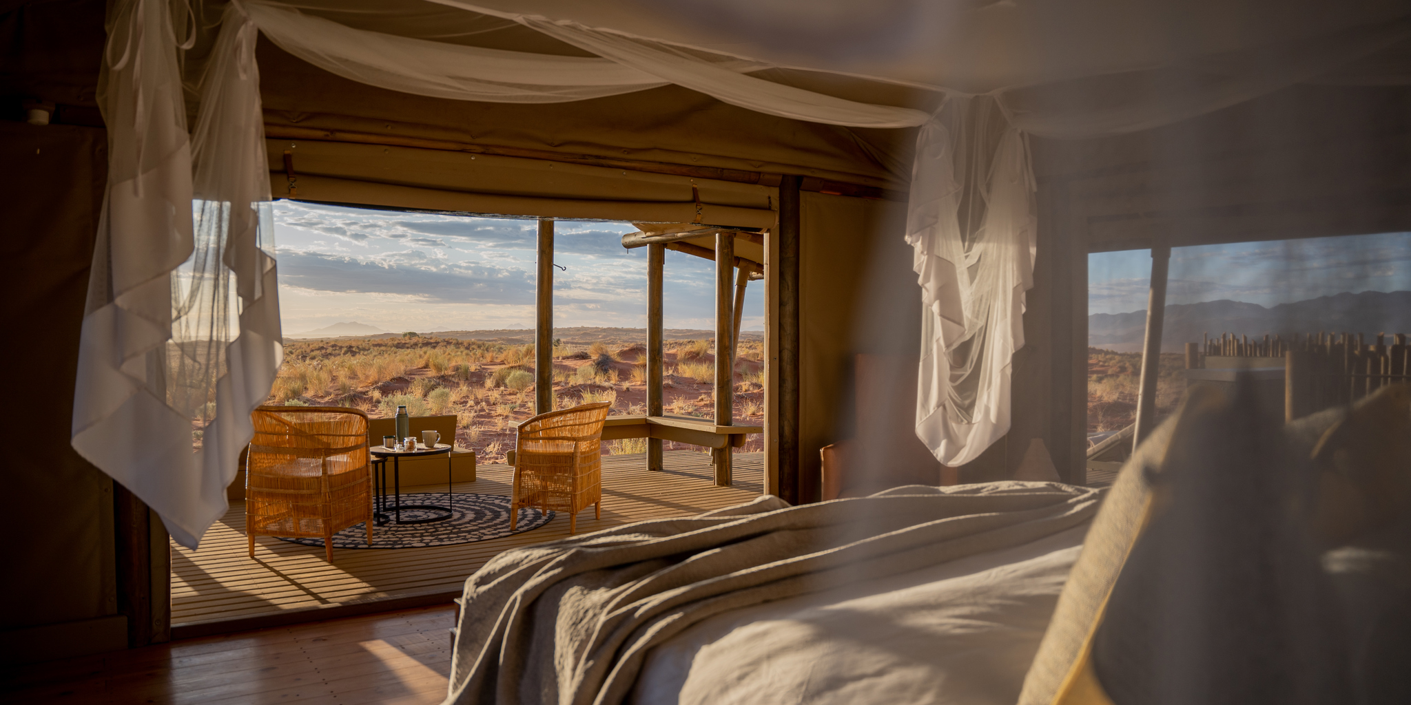 Bedroom 2, Wolwedans Dune Camp, Sossusvlei, Namibia
