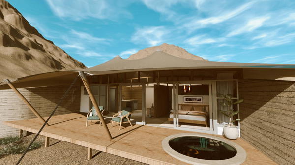 Exterior, Hoanib Elephant Camp, Hoanib Valley, Namibia (1)
