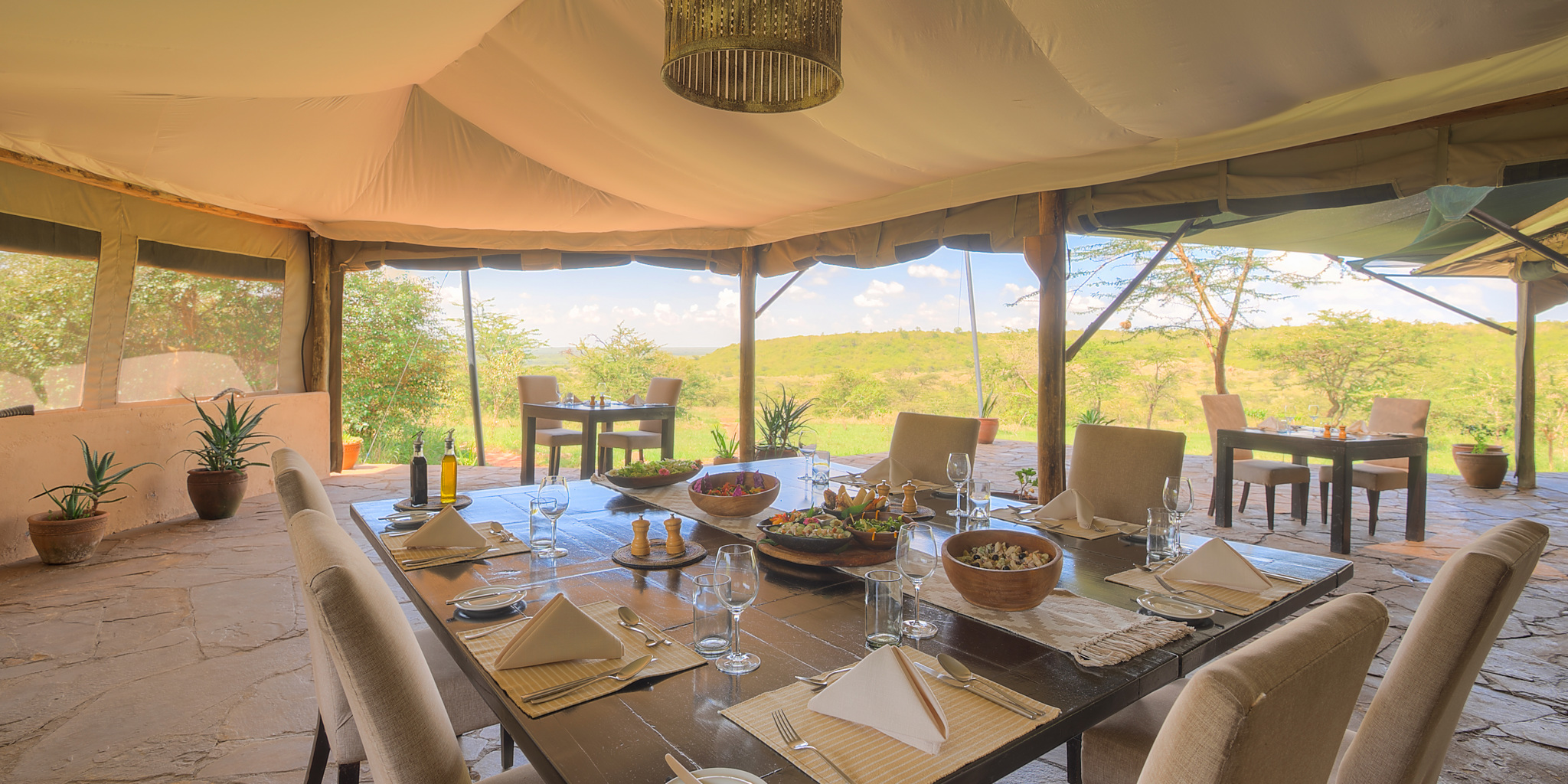 Dining, Kicheche Valley, Greater Mara Conservancies, Kenya