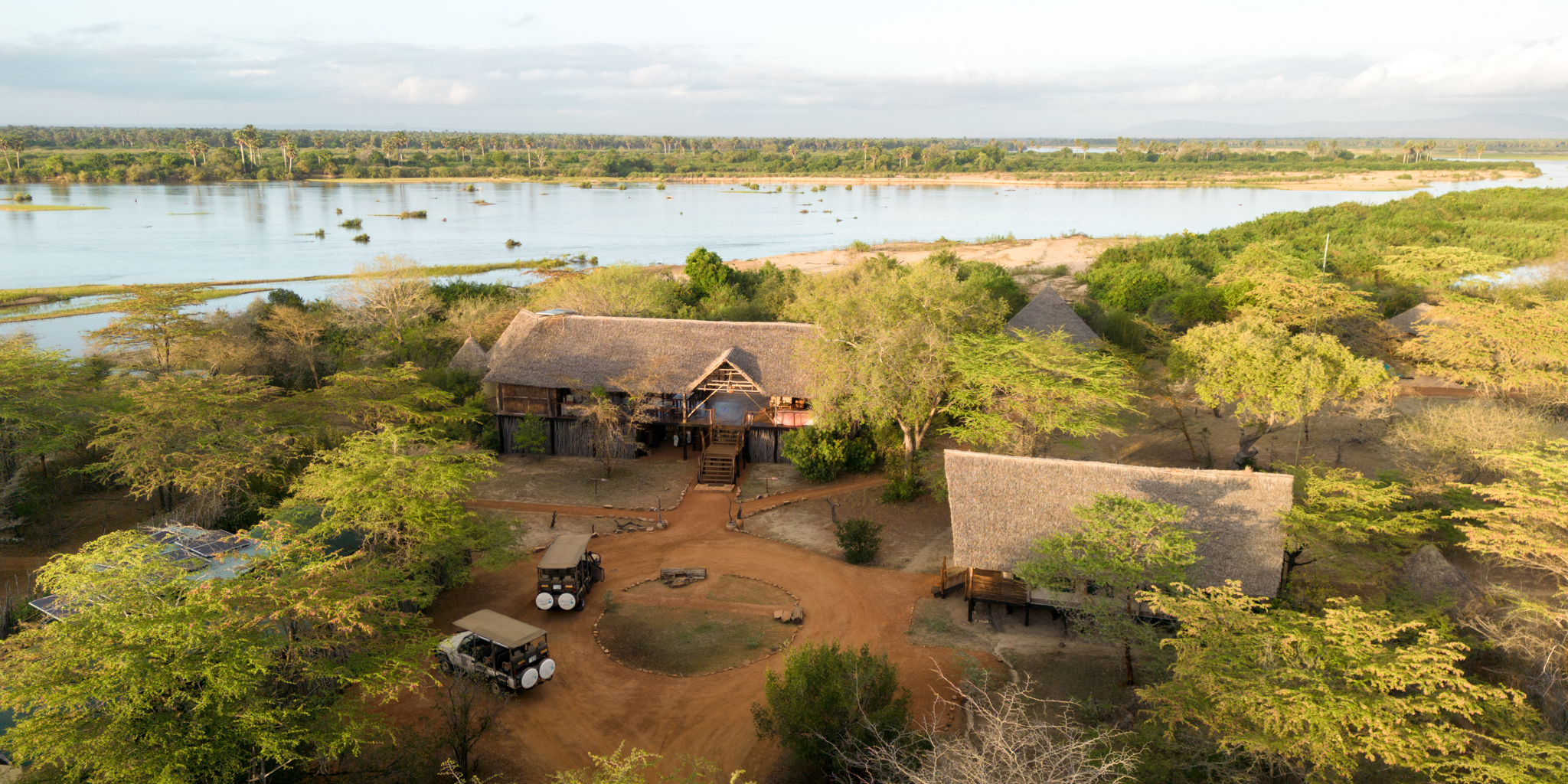 Aerial, Selous Impala Camp, Nyerere, Tanzania