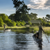 Mokoro, Duke's Camp, Okavango Delta, Botswana