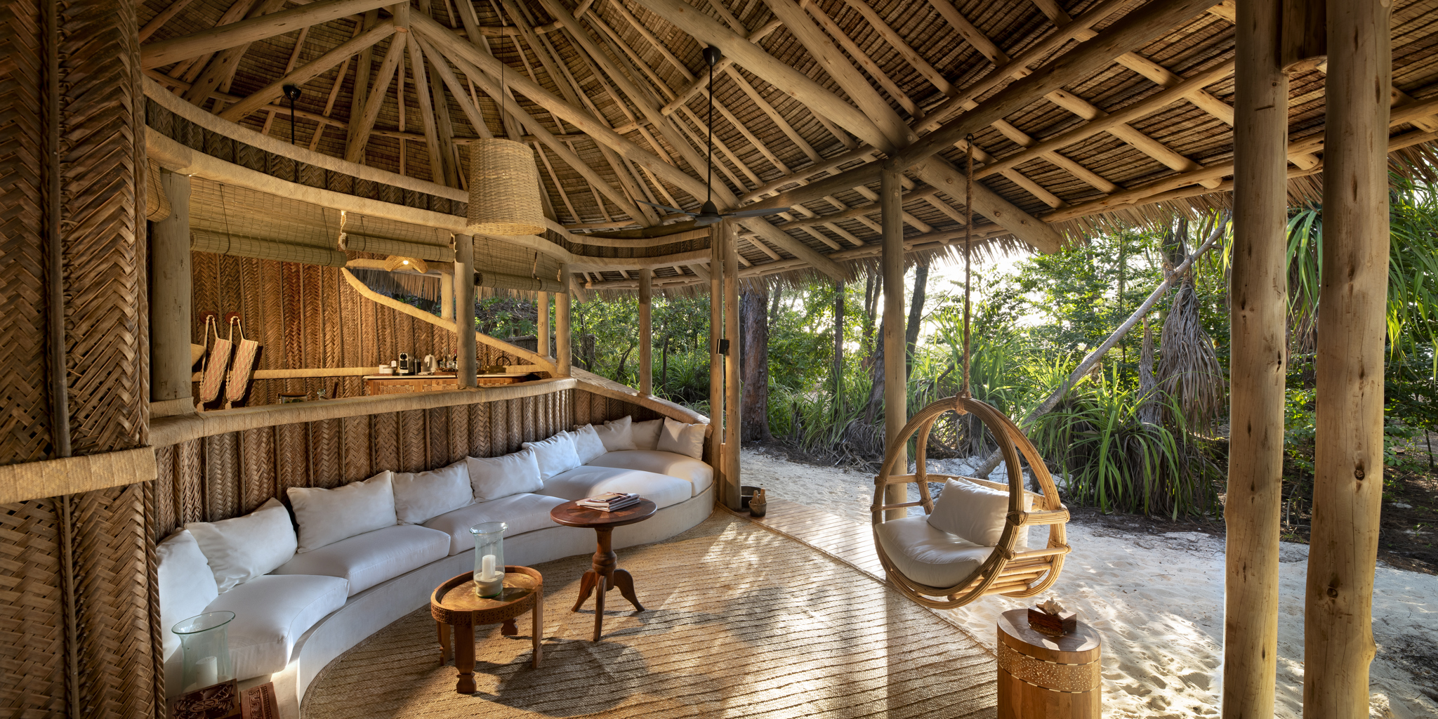 Lounge, Mnemba Island Lodge, Zanzibar, Tanzania