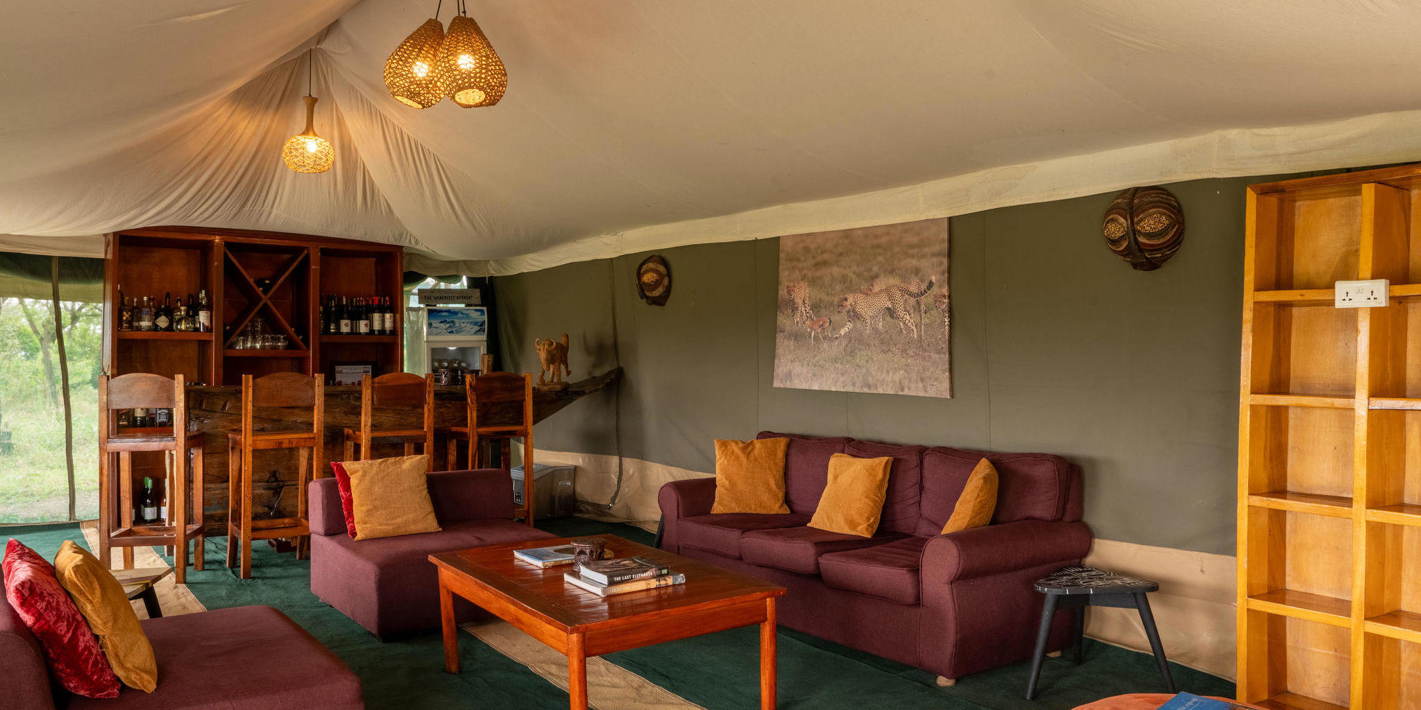 Lounge, Nasikia Mobile Migration Camp, Serengeti, Tanzania