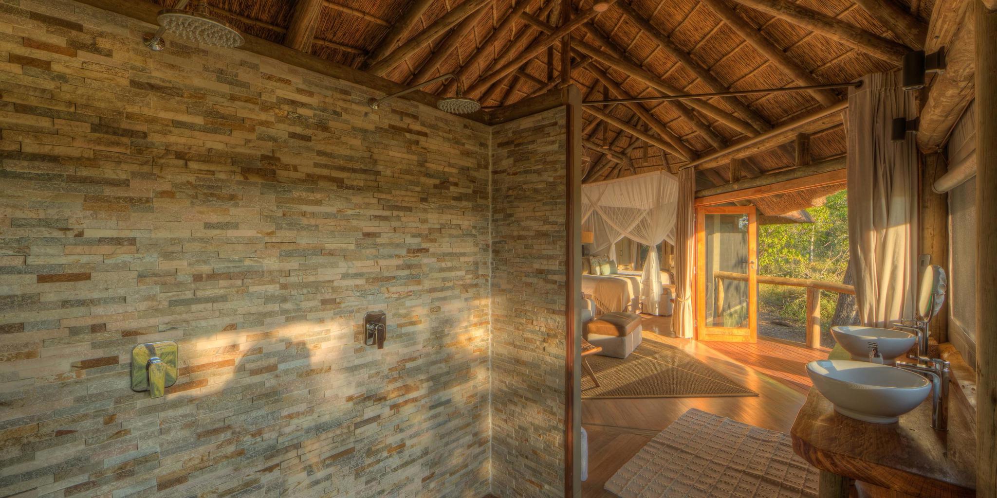 Bathroom, Moremi Camp, Moremi Game Reserve, Botswana
